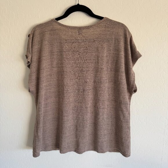 SHEIN Curve Knit Top | Button Shoulder Detail | Size 1XL - Picture 2 of 3